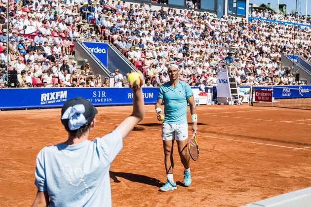 240720 Rafael Nadal of Spain during day 6 of the Nordea Open on July 20, 2024 in Bastad Photo Niclas Jönsson BILDBYRAN COP 273 NO0290 tennis atp 250 nordea open bbeng  Copyright: NICLASxJÖNSSON BB240720NO049