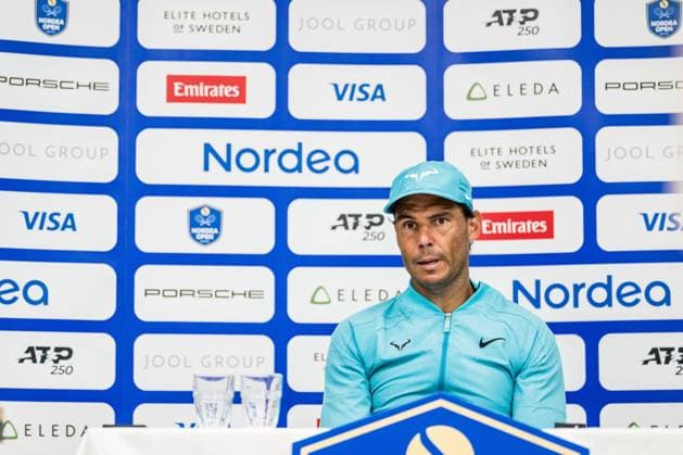 240720 Rafael Nadal of Spain during day 6 of the Nordea Open on July 20, 2024 in Bastad Photo Niclas Jönsson BILDBYRAN COP 273 NO0290 tennis atp 250 nordea open bbeng  Copyright: NICLASxJÖNSSON BB240720NO055