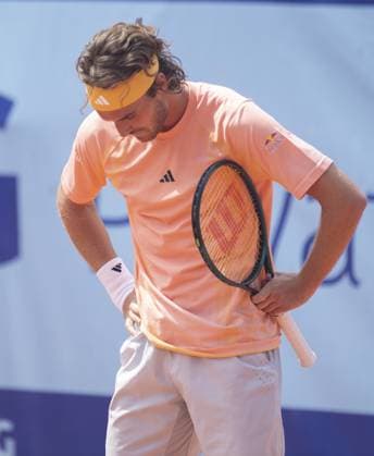 Gstaad Switzerland, 07 20 2024: Stefanos Tsitsipas (GRE) in semi final against Matteo Berrettini (ITA) during EFG Swiss Open. during EFG Swiss Open Gstaad, International Tennis match in Gstaad, Switzerland, July 20 2024  Copyright: xPatrickxDancel IPAxSportx xipa-ax xx IPA_48136709 IPA_Agency_IPA48136709