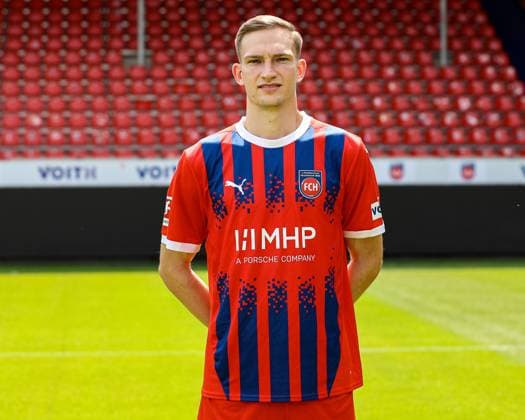 GER FC Heidenheim 1846 1 Bundesliga, Portraettermin 2024 2025, 19 07 2024, Maximilian Breunig FC Heidenheim 14 DFB DFL regulations prohibit any use of photographs as image sequences and or quasi video GER FC Heidenheim 1846 1 Bundesliga, Portraettermin 2024 2025, 19 07 2024 Heidenheim Copyright: xEibner-Pressefoto RogerxBuerkex EP_RBE
