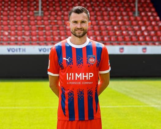 GER FC Heidenheim 1846 1 Bundesliga, Portraettermin 2024 2025, 19 07 2024, Denis Thomalla FC Heidenheim 11 DFB DFL regulations prohibit any use of photographs as image sequences and or quasi video GER FC Heidenheim 1846 1 Bundesliga, Portraettermin 2024 2025, 19 07 2024 Heidenheim Copyright: xEibner-Pressefoto RogerxBuerkex EP_RBE