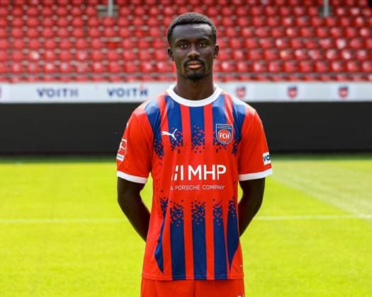 GER FC Heidenheim 1846 1 Bundesliga, Portraettermin 2024 2025, 19 07 2024, Sirlord Conteh FC Heidenheim 31 DFB DFL regulations prohibit any use of photographs as image sequences and or quasi video GER FC Heidenheim 1846 1 Bundesliga, Portraettermin 2024 2025, 19 07 2024 Heidenheim Copyright: xEibner-Pressefoto RogerxBuerkex EP_RBE