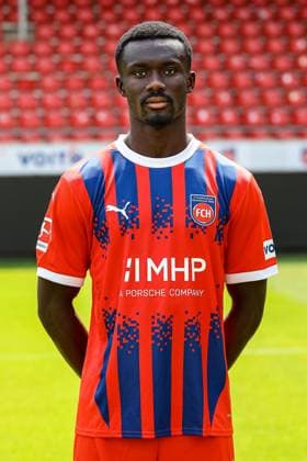 GER FC Heidenheim 1846 1 Bundesliga, Portraettermin 2024 2025, 19 07 2024, Sirlord Conteh FC Heidenheim 31 DFB DFL regulations prohibit any use of photographs as image sequences and or quasi video GER FC Heidenheim 1846 1 Bundesliga, Portraettermin 2024 2025, 19 07 2024 Heidenheim Copyright: xEibner-Pressefoto RogerxBuerkex EP_RBE