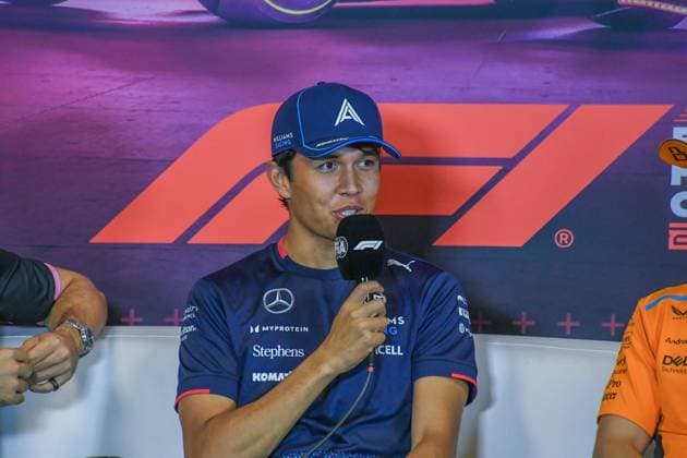 Formula 1 Budapest Hungary, 20 07 2024 Alexander Albon 23, Williams Racing at the press conference Formula 1 Budapest Hungary, 20 07 2024 Copyright: xBEAUTIFULxSPORTS Erlhofx