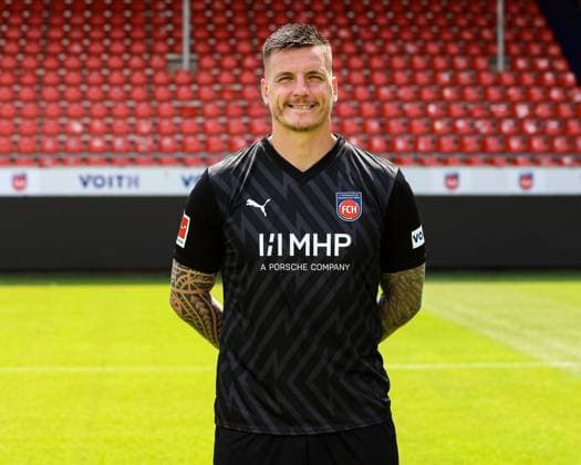 GER FC Heidenheim 1846 1 Bundesliga, Portraettermin 2024 2025, 19 07 2024, Kevin Mueller FC Heidenheim 01 DFB DFL regulations prohibit any use of photographs as image sequences and or quasi video GER FC Heidenheim 1846 1 Bundesliga, Portraettermin 2024 2025, 19 07 2024 Heidenheim Copyright: xEibner-Pressefoto RogerxBuerkex EP_RBE