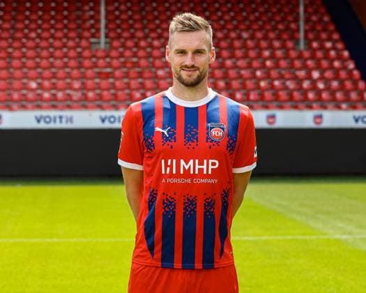GER FC Heidenheim 1846 1 Bundesliga, Portraettermin 2024 2025, 19 07 2024, Patrick Mainka FC Heidenheim 06 DFB DFL regulations prohibit any use of photographs as image sequences and or quasi video GER FC Heidenheim 1846 1 Bundesliga, Portraettermin 2024 2025, 19 07 2024 Heidenheim Copyright: xEibner-Pressefoto RogerxBuerkex EP_RBE