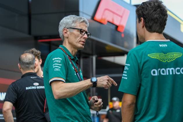 Formula 1 Budapest Hungary, 20 07 2024 Mike Krack, Team Principal Aston Martin Aramco F1 Team and Felipe Drugovich Formula 1 Budapest Hungary, 20 07 2024 Copyright: xBEAUTIFULxSPORTS Erlhofx