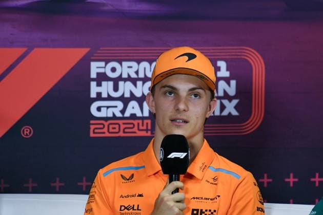 Formula 1 Budapest Hungary, 20 07 2024 Oscar Piastri 81, McLaren Formula 1 Team at the press conference Formula 1 Budapest Hungary, 20 07 2024 Copyright: xBEAUTIFULxSPORTS Erlhofx