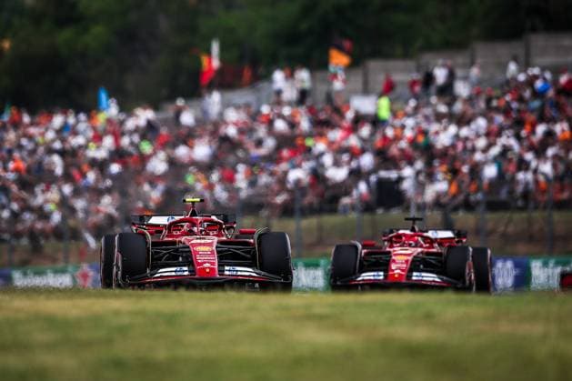 55 Carlos Sainz ESP, Scuderia Ferrari HP , F1 Grand Prix of Hungary at Hungaroring on July 20, 2024 in Budapest, Hungary Photo by HOCH ZWEI Budapest Hungary