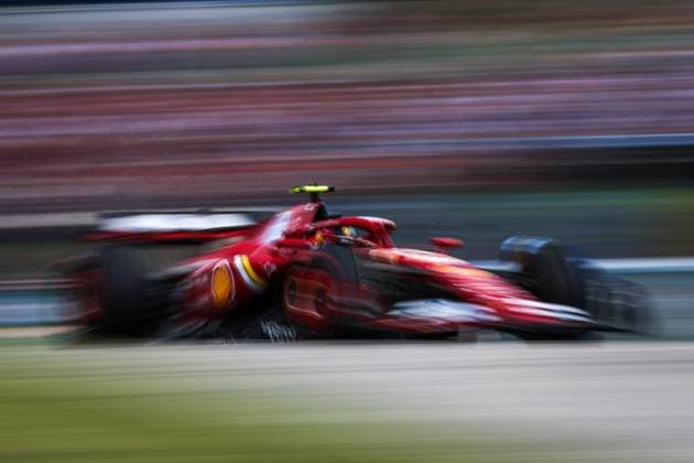 55 Carlos Sainz ESP, Scuderia Ferrari HP , F1 Grand Prix of Hungary at Hungaroring on July 20, 2024 in Budapest, Hungary Photo by HOCH ZWEI Budapest Hungary