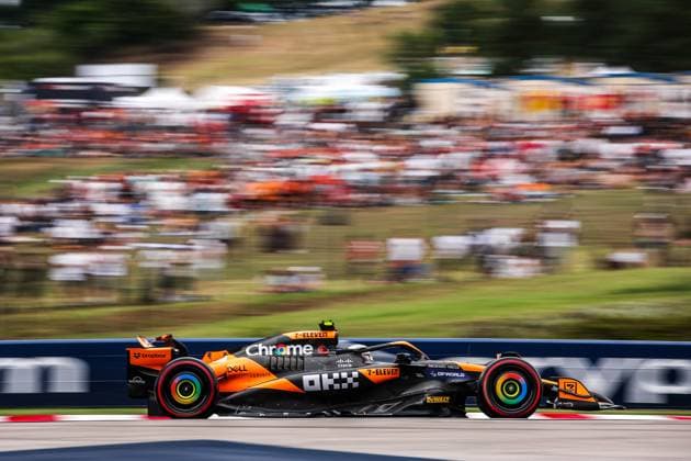 4 Lando Norris GBR, McLaren Formula 1 Team , F1 Grand Prix of Hungary at Hungaroring on July 20, 2024 in Budapest, Hungary Photo by HOCH ZWEI Budapest Hungary