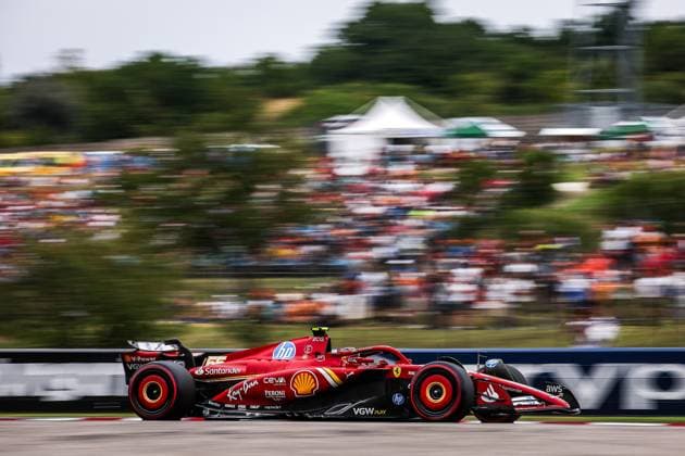 55 Carlos Sainz ESP, Scuderia Ferrari HP , F1 Grand Prix of Hungary at Hungaroring on July 20, 2024 in Budapest, Hungary Photo by HOCH ZWEI Budapest Hungary