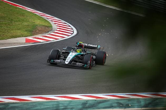 44 Lewis Hamilton GBR, Mercedes AMG Petronas F1 Team , F1 Grand Prix of Hungary at Hungaroring on July 20, 2024 in Budapest, Hungary Photo by HOCH ZWEI Budapest Hungary