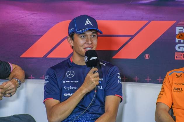 Formula 1 Budapest Hungary, 20 07 2024 Alexander Albon 23, Williams Racing at the press conference Formula 1 Budapest Hungary, 20 07 2024 Copyright: xBEAUTIFULxSPORTS Erlhofx