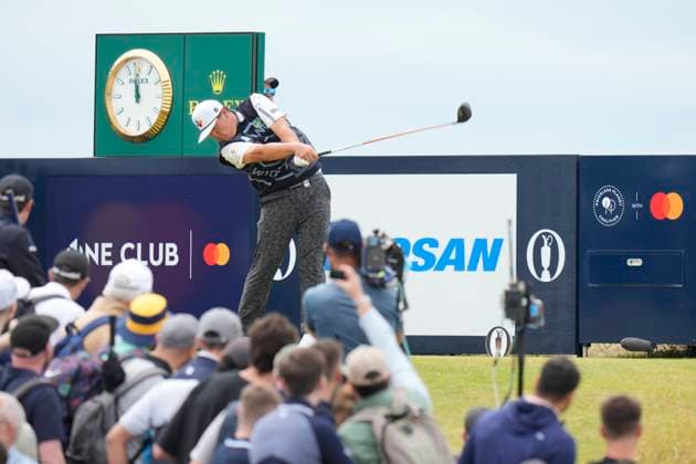 20th July 2024; Royal Troon Golf Club, Troon, South Ayrshire, Scotland; The Open Championship Round 3; Sungjae Im drives from the 13th tee  ActionPlus12670018 StevenxFlynn