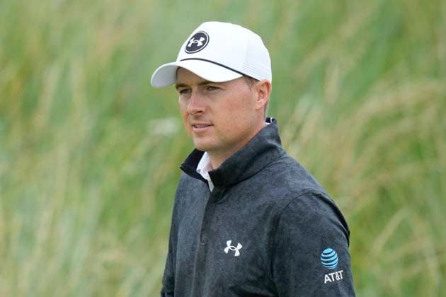 20th July 2024; Royal Troon Golf Club, Troon, South Ayrshire, Scotland; The Open Championship Round 3; Jordan Spieth on the first fairway  ActionPlus12670029 StevenxFlynn