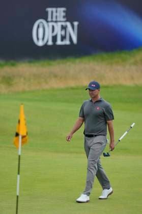 20th July 2024; Royal Troon Golf Club, Troon, South Ayrshire, Scotland; The Open Championship Round 3; Adam Scott walks onto the 18th green  ActionPlus12670030 StevenxFlynn