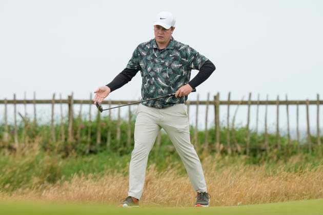 20th July 2024; Royal Troon Golf Club, Troon, South Ayrshire, Scotland; The Open Championship Round 3; Robert MacIntyre on the first green  ActionPlus12670036 StevenxFlynn