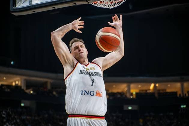 Basketball Berlin 19 07 2024 International Test Match Men Germany GER Japan JPN Johannes Voigtmann Germany, No 07