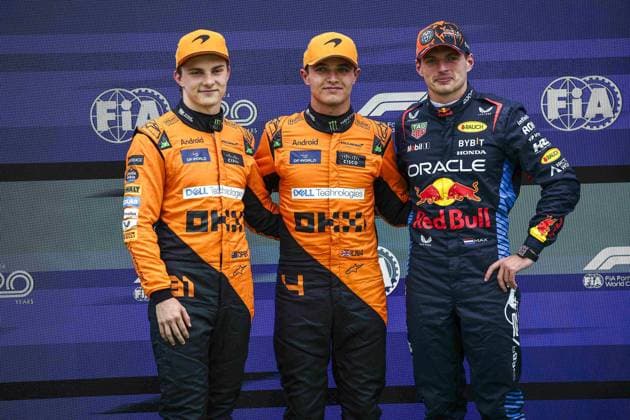 Formula 1, Hungarian GP in Budapest, Lando Norris takes pole position ahead of Piastri and Verstappen