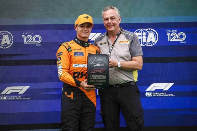 NORRIS Lando (gbr), McLaren F1 Team MCL38, portrait during the Formula 1 Hungarian Grand Prix 2024, 13th round of the 2024 Formula One World Championship, WM, Weltmeisterschaft from July 19 to 21, 2024 on the Hungaroring, in Mogyorod, Hungary - F1 - HUNGARIAN GRAND PRIX 2024 DPPI Panoramic  240720_R13_UNGHERIA_DP_EA020840