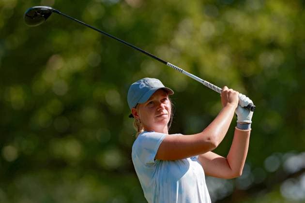 DANA Open SYLVANIA, OHIO - JULY 20: Lauren Hartlage during the third round of the DANA Open golf tournament at Highland Meadows Golf Club in Sylvania, Ohio USA, on Friday, July 20, 2024. Sylvania Ohio United States  Copyright: xAmyxLemusx originalFilename:lemus-danaopen240720_npS4q.jpg