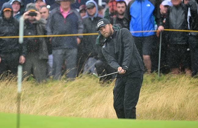 Daniel Brown on the 4th green The British Open Championship, Day Three, Golf, Royal Troon, Troon, UK - 20 July 2024  Copyright: xGreigxCowie Shutterstockx 14587997bj