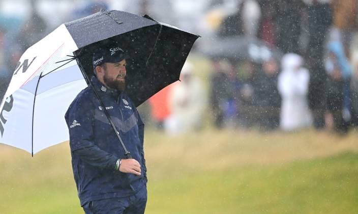 Shane Lowry on the 4th fairway The British Open Championship, Day Three, Golf, Royal Troon, Troon, UK - 20 July 2024  Copyright: xGreigxCowie Shutterstockx 14587997bf