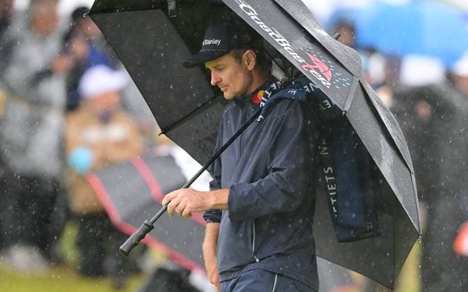 Justin Rose on the 4th Green The British Open Championship, Day Three, Golf, Royal Troon, Troon, UK - 20 July 2024  Copyright: xGreigxCowie Shutterstockx 14587997bb
