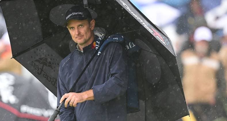 Justin Rose on the 4th Green The British Open Championship, Day Three, Golf, Royal Troon, Troon, UK - 20 July 2024  Copyright: xGreigxCowie Shutterstockx 14587997ax
