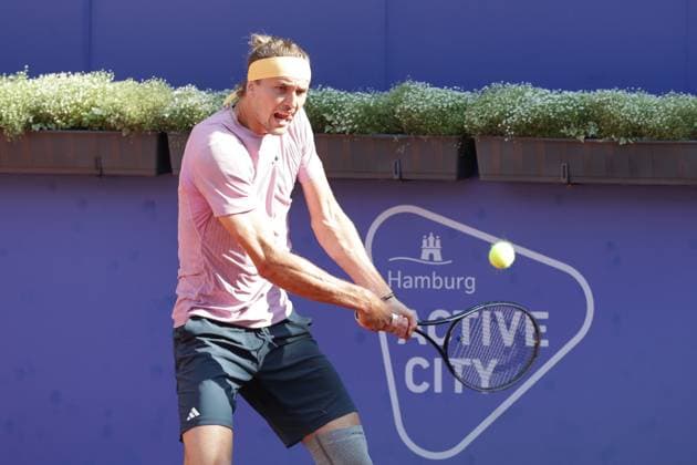 Tennis Men ATP, Tennis Men Tour 500 European Open Hamburg, Hamburg Open ATP 500 2024 , 20 07 2024 , Semifinals , Alexander Zverev GER plays a backhand Copyright: FernandoxSoares