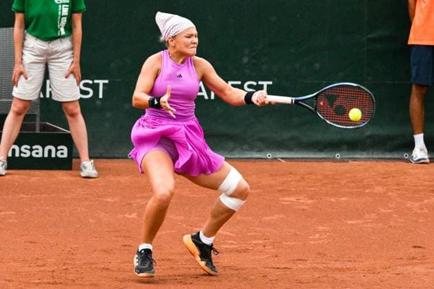 Diana Shnaider during the quarter finals match vs. Eva Lys (GER) at the WTA250 Hungarian Gran Prix Tennis on 19th July 2024 at Romai Teniszakademia, Budapest, Hungary  Copyright: xVincenzoxOrlando IPAxSportx xipax xx IPA_48141205 IPA_Agency_IPA48141205