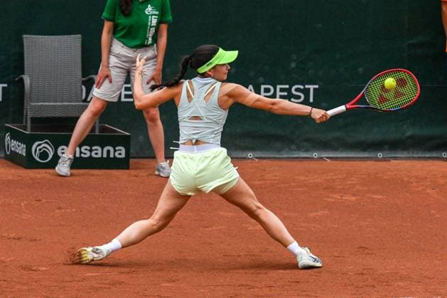 Hungary: Eva Lys (GER) during the quarter finals match vs. Diana Shnaider at the WTA250 Hungarian Gran Prix Tennis on 19th July 2024 at Romai Teniszakademia, Budapest, Hungary International Tennis match - WTA, Tennis Damen Hungarian Grand Prix - Semifinal  - ZUMAp169 20240720_zsa_p169_348 Copyright: xVincenzoxOrlando IPAxSportx