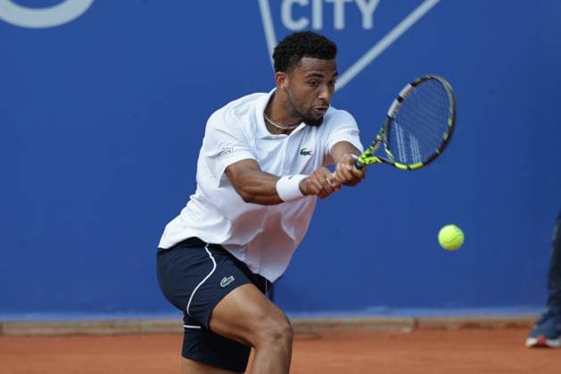 Tennis Men ATP, Tennis Men Tour 500 European Open Hamburg, Hamburg Open ATP 500 2024 , 20 07 2024 , Semifinals , Arthur Fils FRA plays a backhand Copyright: FernandoxSoares