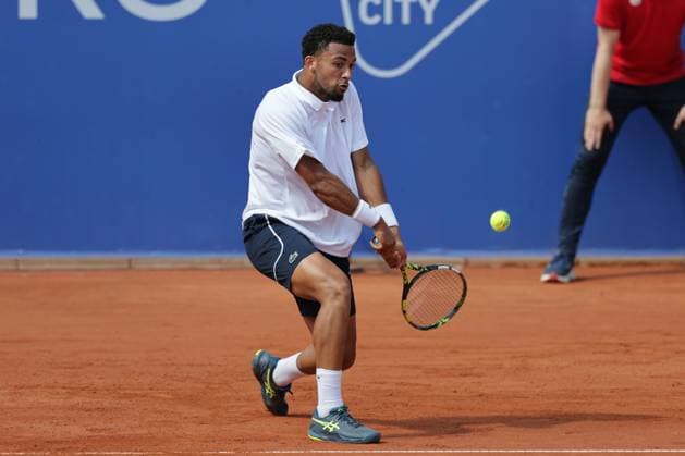 Tennis Men ATP, Tennis Men Tour 500 European Open Hamburg, Hamburg Open ATP 500 2024 , 20 07 2024 , Semifinals , Arthur Fils FRA plays a backhand Copyright: FernandoxSoares