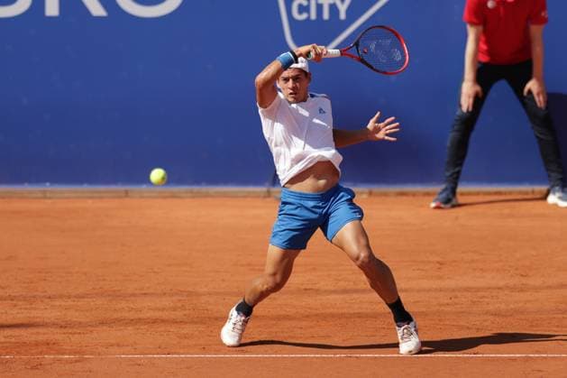 Tennis Men ATP, Tennis Men Tour 500 European Open Hamburg, Hamburg Open ATP 500 2024 , 20 07 2024 , Semifinals , Sebastian Baez ARG plays a forehand Copyright: FernandoxSoares