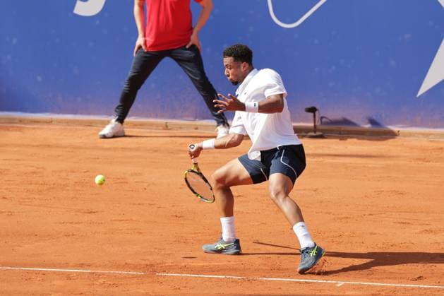 Tennis Men ATP, Tennis Men Tour 500 European Open Hamburg, Hamburg Open ATP 500 2024 , 20 07 2024 , Semifinals , Arthur Fils FRA plays a forehand Copyright: FernandoxSoares