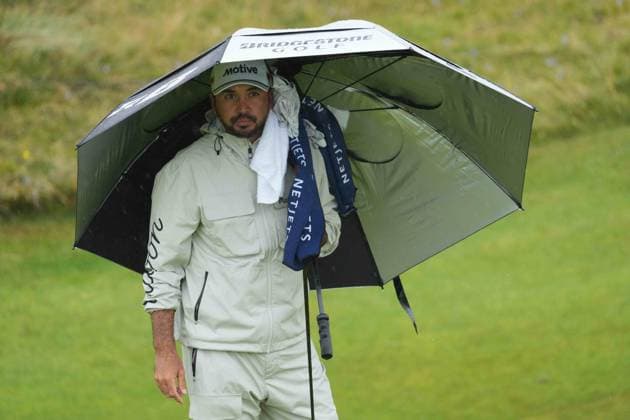 Jason Day on the 8th green. The British Open Championship, Day Three, Golf, Royal Troon, Troon, UK - 20 July 2024  Copyright: xStuartxWallace Shutterstockx 14588004aw