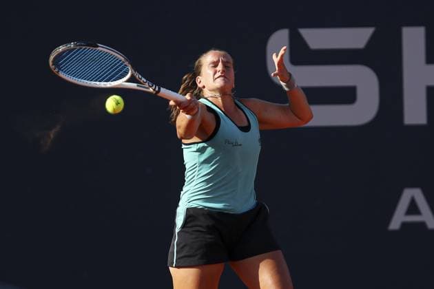 Aurora Zantedeschi in action during Palermo Open Ladies WTA, Tennis Damen 250, International Tennis match in Palermo, Italy, July 20 2024  Copyright: xMassimilianoxCarnabuci IPAxSportx xx IPA_48143728 IPA_Agency_IPA48143728