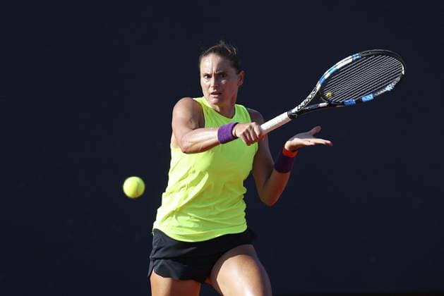 Aleksandra Panova in action during Palermo Open Ladies WTA, Tennis Damen 250, International Tennis match in Palermo, Italy, July 20 2024  Copyright: xMassimilianoxCarnabuci IPAxSportx xx IPA_48143765 IPA_Agency_IPA48143765