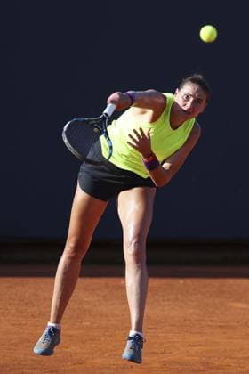 Aleksandra Panova in action during Palermo Open Ladies WTA, Tennis Damen 250, International Tennis match in Palermo, Italy, July 20 2024  Copyright: xMassimilianoxCarnabuci IPAxSportx xx IPA_48143768 IPA_Agency_IPA48143768