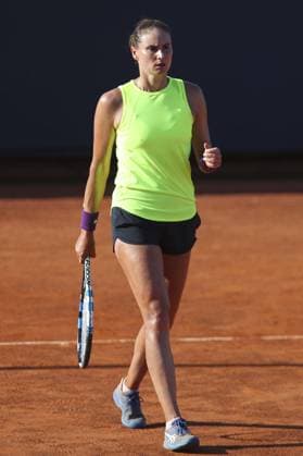 Aleksandra Panova in action during Palermo Open Ladies WTA, Tennis Damen 250, International Tennis match in Palermo, Italy, July 20 2024  Copyright: xMassimilianoxCarnabuci IPAxSportx xx IPA_48143770 IPA_Agency_IPA48143770