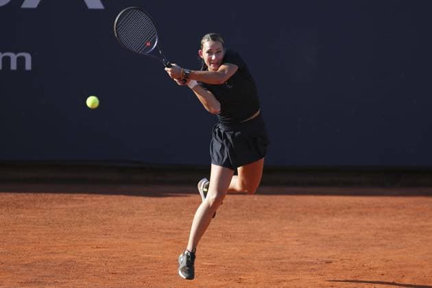 Yana Sizikova in action during Palermo Open Ladies WTA, Tennis Damen 250, International Tennis match in Palermo, Italy, July 20 2024  Copyright: xMassimilianoxCarnabuci IPAxSportx xx IPA_48143901 IPA_Agency_IPA48143901