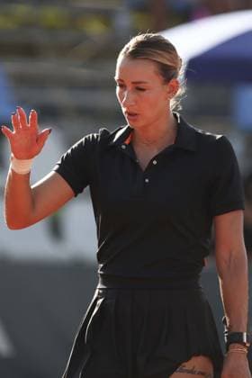Yana Sizikova in action during Palermo Open Ladies WTA, Tennis Damen 250, International Tennis match in Palermo, Italy, July 20 2024  Copyright: xMassimilianoxCarnabuci IPAxSportx xx IPA_48143933 IPA_Agency_IPA48143933