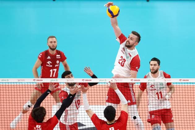 Volleyball, Test match, Poland - Japan