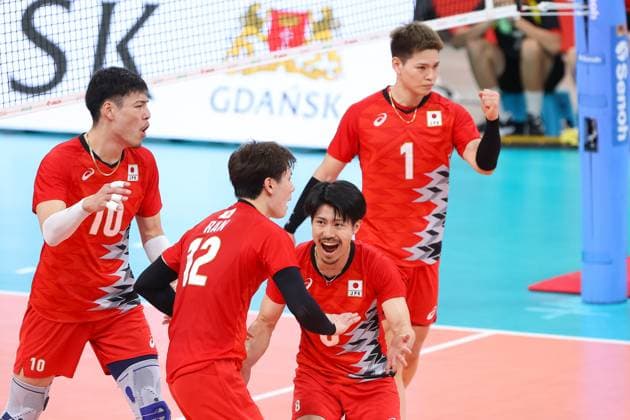 GDANSK 20.07.2024 PRZEDOLIMPIJSKI TURNIEJ TOWARZYSKI SIATKARZY POLSKA - JAPONIA --- PRE-OLYMPIC MENS VOLLEYBALL FRIENDLY TOURNAMENT IN GDANSK: POLAND- JAPAN KENTARO TAKAHASHI RAN TAKAHASHI YUJI NISHIDA MASAHIRO SEKITA FOT. ANNA KLEPACZKO FOTOPYK NEWSPIX.PL --- Newspix.pl POLAND OUT!  240720LUM135