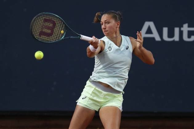 Diane Parry in action during Palermo Open Ladies WTA, Tennis Damen 250, International Tennis match in Palermo, Italy, July 20 2024  Copyright: xMassimilianoxCarnabuci IPAxSportx xx IPA_48144459 IPA_Agency_IPA48144459