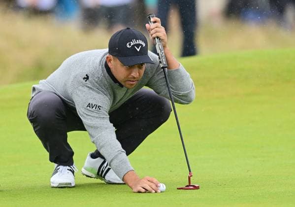 Xander Schauffele on the 3rd Green The British Open Championship, Day Three, Golf, Royal Troon, Troon, UK - 20 July 2024  Copyright: xGreigxCowie Shutterstockx 14587997dh