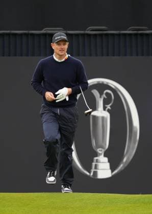 Justin Rose on the 18th green. The British Open Championship, Day Three, Golf, Royal Troon, Troon, UK - 20 July 2024  Copyright: xStuartxWallace Shutterstockx 14588004cc