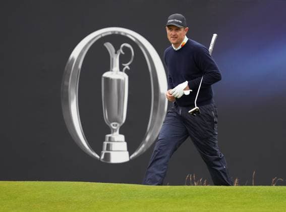 Justin Rose on the 18th green. The British Open Championship, Day Three, Golf, Royal Troon, Troon, UK - 20 July 2024  Copyright: xStuartxWallace Shutterstockx 14588004cb